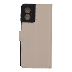 Чехол книга для Motorola G55 латте Bring Joy. Фото 2