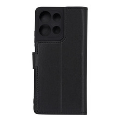 Чехол книга для Motorola G75 черный Bring Joy. Фото 2