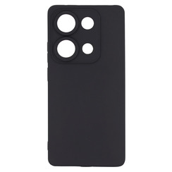 Силиконовый чехол для Xiaomi Redmi Note 14S черный Black Matte