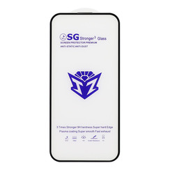 Защитное стекло для iPhone 17 Air черный SG Stronger