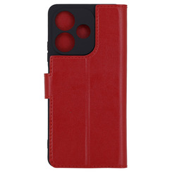 Чехол книга для Oppo A5 Pro красный Bring Joy. Фото 2