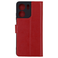 Чехол книга для Oppo A5x красный Bring Joy. Фото 2