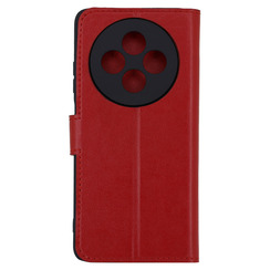 Чехол книга для Oppo Reno12 F/12 FS красный Bring Joy. Фото 2