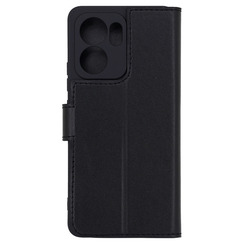 Чехол книга для Oppo Reno13 F черный Bring Joy. Фото 2