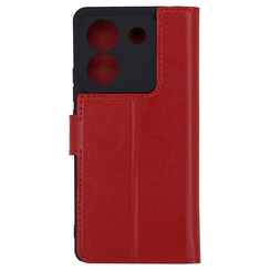 Чехол книга для Poco M7 Pro 5G красный Bring Joy. Фото 2