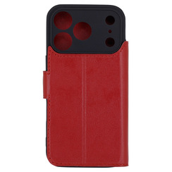 Чехол книга для iPhone 17 Pro красный Bring Joy. Фото 2