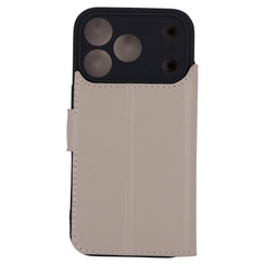 Чехол книга для iPhone 17 Pro Max латте Bring Joy. Фото 2