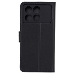 Чехол книга для Poco X6 Pro 5G черный Bring Joy. Фото 2