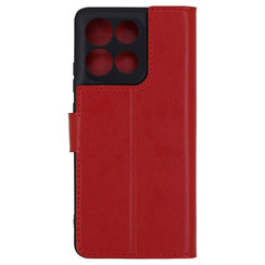 Чехол книга для Motorola G86 Power красный Bring Joy. Фото 2