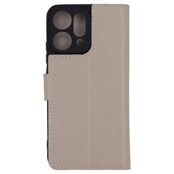 Чехол книга для Oppo Reno14 5G латте Bring Joy. Фото 2