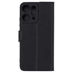 Чехол книга для Oppo Reno14 5G черный Bring Joy. Фото 2