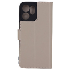 Чехол книга для Oppo Reno14 F 5G латте Bring Joy. Фото 2