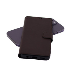 Book Case for iPhone 15 Pro brown Bring Joy. Фото 4