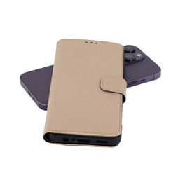 Чохол книжка для Motorola Edge 70 Fusion бежевий Bring Joy. Фото 4