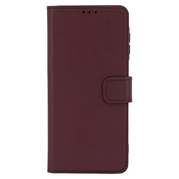 Чохол книжка для Motorola Edge 70 Fusion бордовий Bring Joy