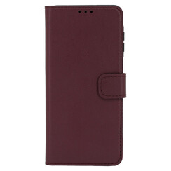 Чохол книжка для Motorola Edge 70 Pro бордовий Bring Joy